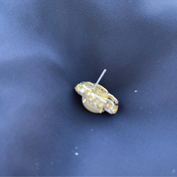 Elegant Vintage Crystal And Faux Pearl Earrings-Costume Jewelry *READ* - Picture 3 of 7